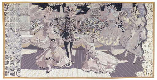 Maurice BRIANCHON - Tapestry - Les Champs-Elysées