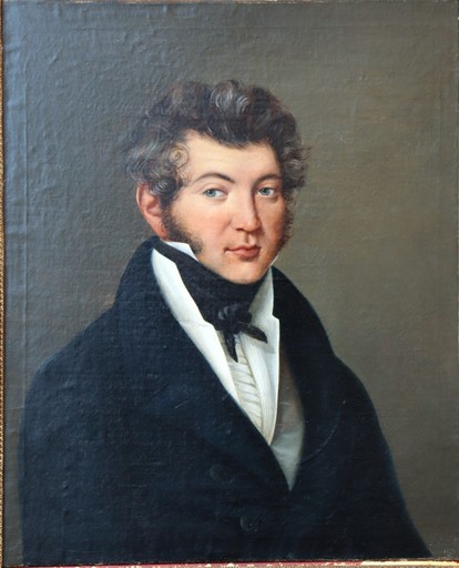 François-Xavier FABRE - Pintura - "PORTRAIT D'HOMME 1823"