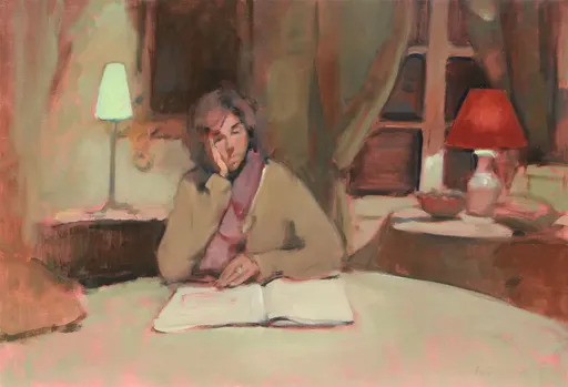 Antoine VINCENT - 绘画 - L’heure de comptes
