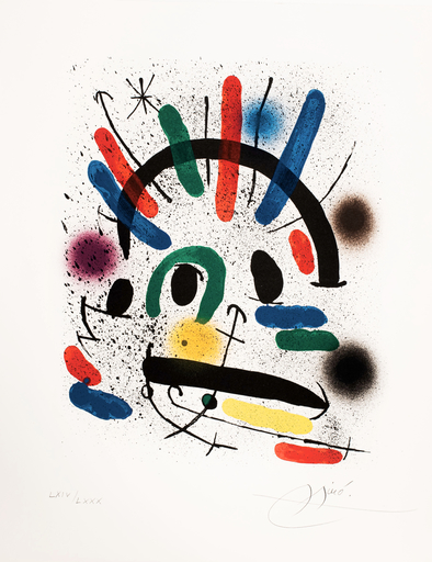 胡安·米罗 - 版画 - Miró lithographe I (Maeght 858)