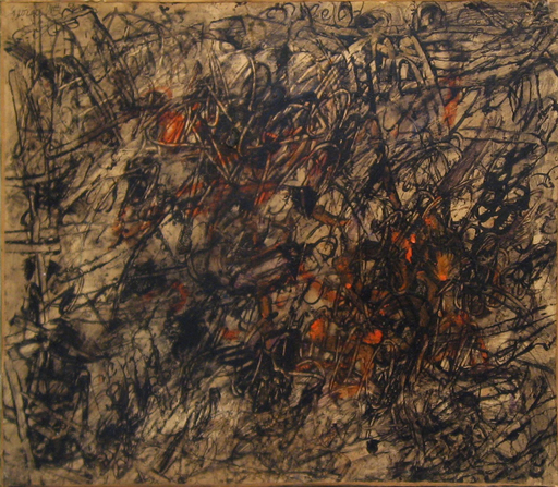 Georges NOEL - Peinture - Composition, 1958