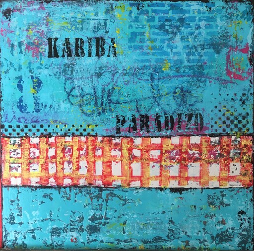 Laurence HUBSWERLIN DIRADOURIAN - Painting - KARIBA PARADIZO