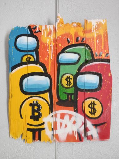DN - Gemälde -  Among Bitcoin