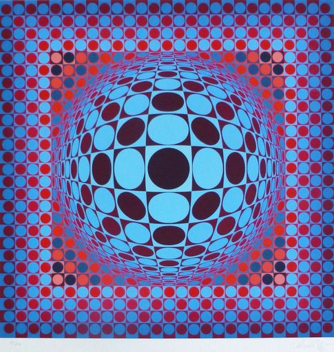 Victor VASARELY - Print-Multiple - Hang