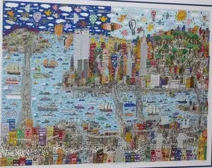 James RIZZI New York City - A Marathon For All, artwork on ...