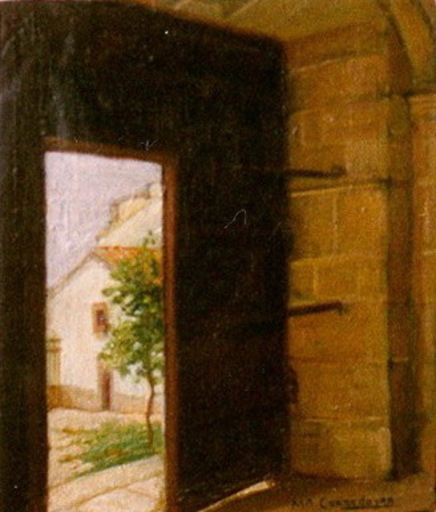 María del Carmen CORREDOYRA Y RUIZ DE BARO - Painting - desde el convento