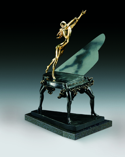 Salvador DALI - Sculpture-Volume - Surrealist Piano, Piano surréaliste
