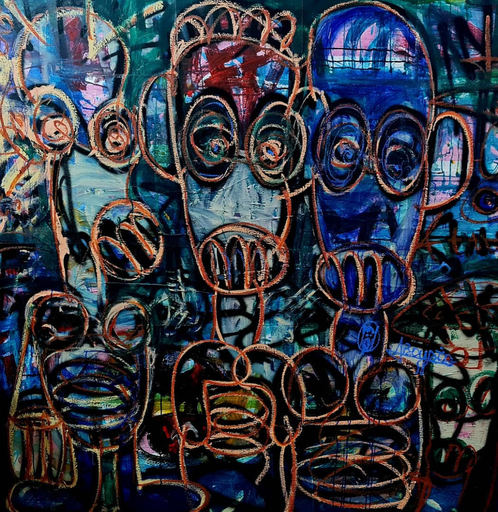 Aboudia Abdoulaye DIARRASSOUBA - Painting - Untitled