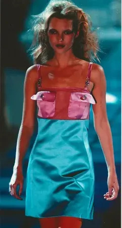 Kate Moss, supermodel, for Versace, Milan, 1996 by | Stephen LOCK