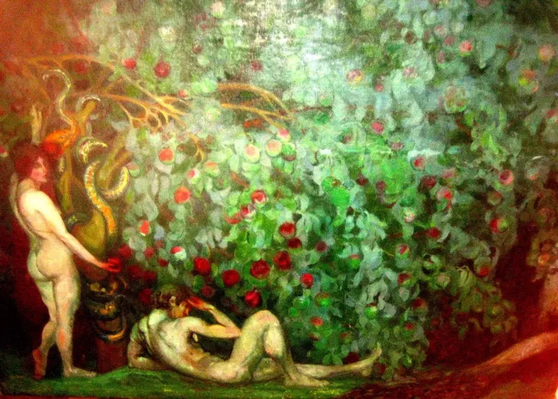 Adam And Eve By Boris Israelewitsch Anisfeld Buy Art Online
