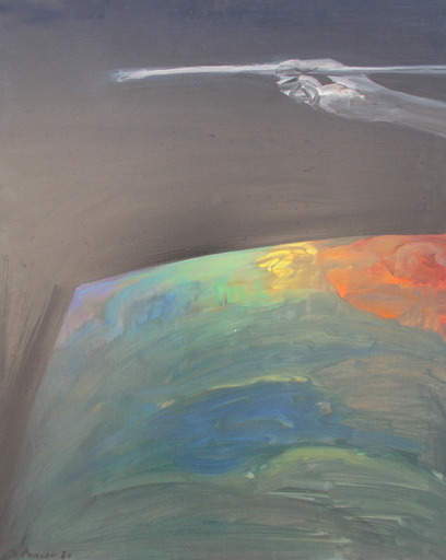 Jacques PONCET - Gemälde - Le pinceau et la palette