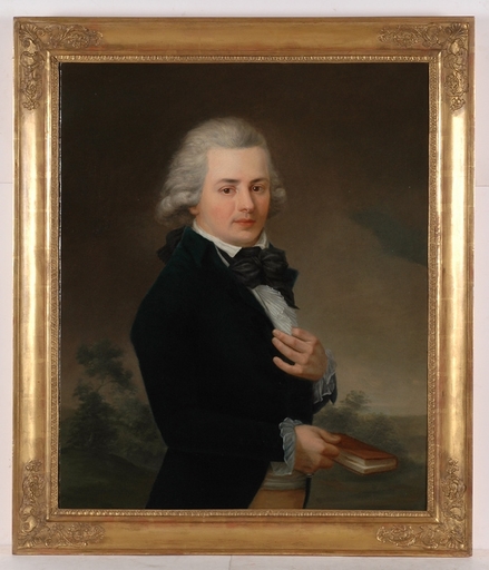 Peinture - "Portrait of a Young Gentleman", Oil on Canvas