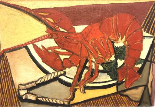 Marsden HARTLEY - Peinture - Lobster 