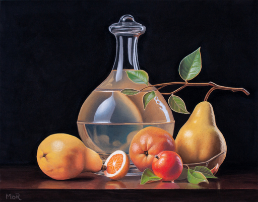 Dietrich MORAVEC - Disegno Acquarello - Fruits and Juice