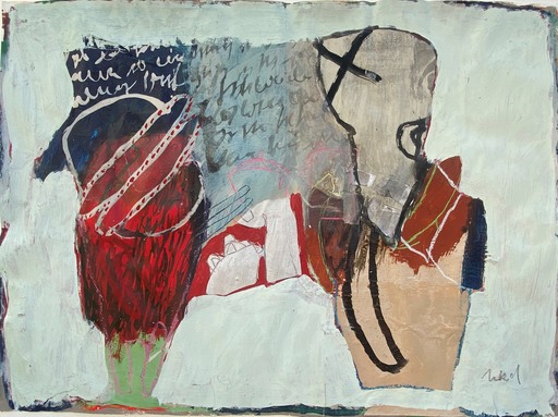 Pierre ALECHINSKY - Painting - c. 1975-1979 Le dialogue compliqué