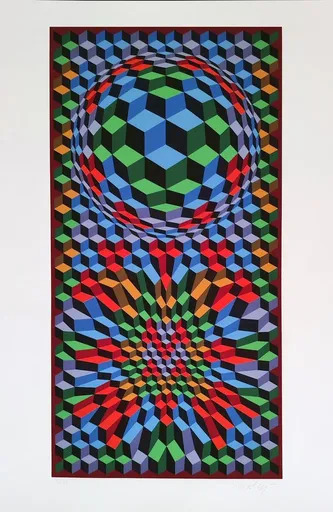 Victor VASARELY - Estampe-Multiple - Aix-MC
