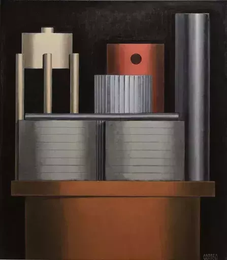 Andrea VANDONI - Painting - Rectangles Or Cylinders