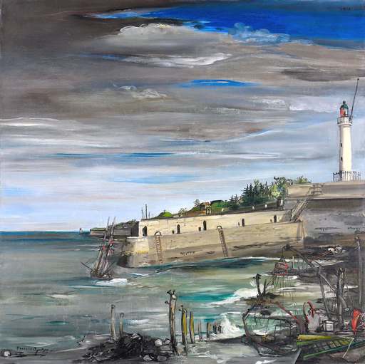 Francis GRUBER - Painting - L'Orage (Île de Ré) 1938