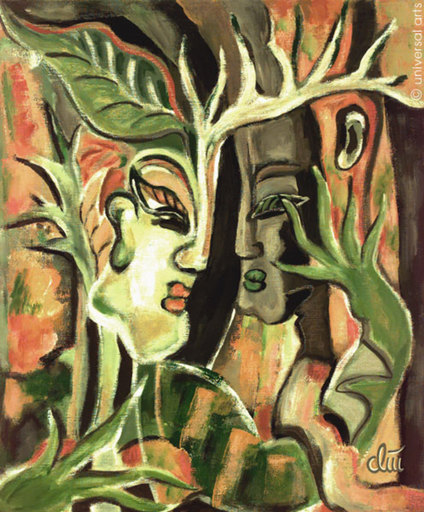 Jacqueline DITT - Painting - Der Baum (The Tree) 