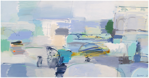 Andreas DURRER - Peinture - Au bord de la Seine