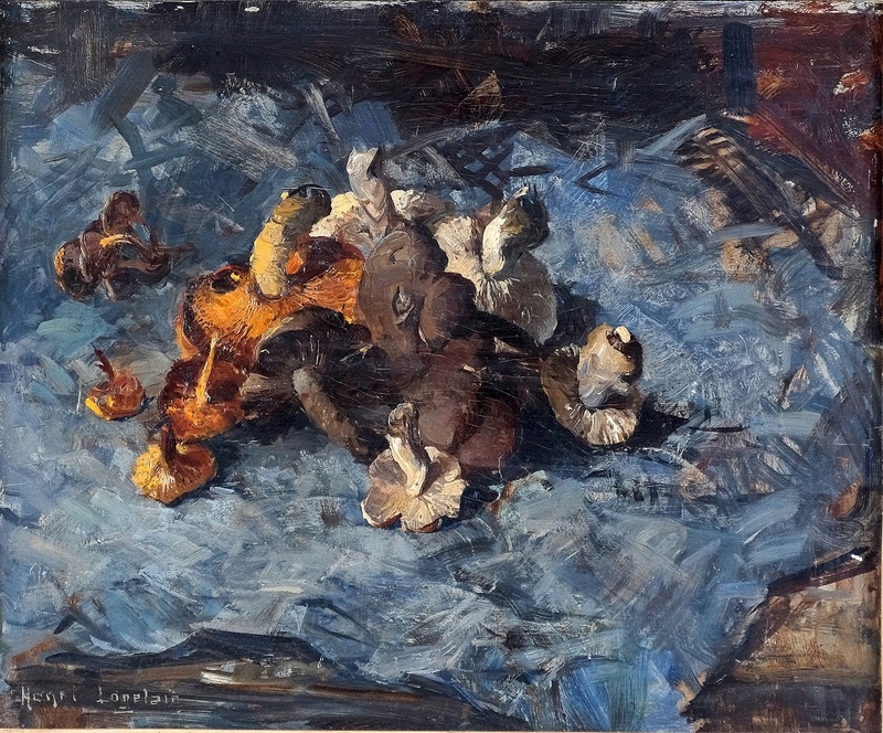 Henri LOGELAIN - Gemälde - Mashrooms