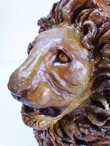 Jacqueline GAGNES-DENEUX - Skulptur Volumen - ROI  LION