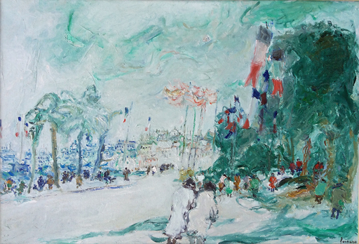 Jean FUSARO - Peinture - Promenade des anglais
