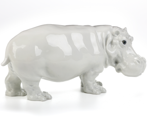 Jens Peter DAHL-JENSEN - 陶瓷  - "Nilpferd, Hippo" 