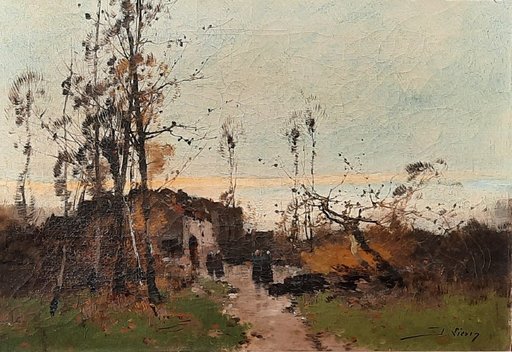 Eugène GALIEN-LALOUE - Painting - Paysage