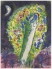 Marc CHAGALL - Print-Multiple - Couple in Mimosa's