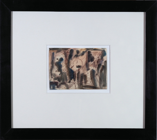 Albert HENNIG - Disegno Acquarello - "Abstrakte Komposition"