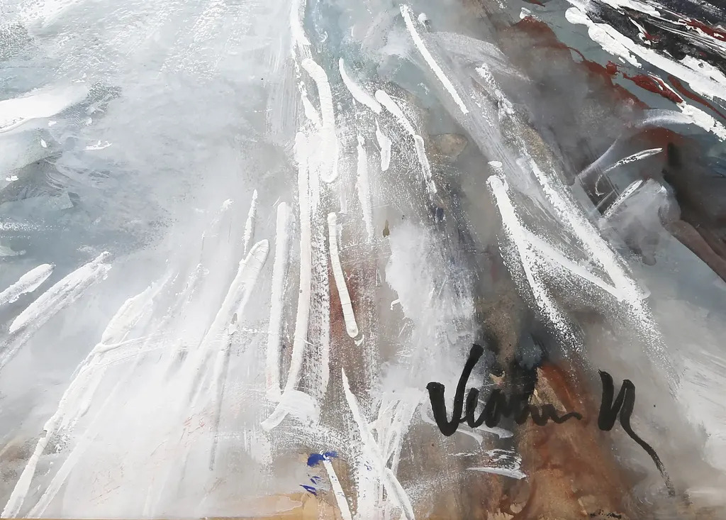 Maurice de Vlaminck【水辺の風景】 Maurice de Vlaminck【水辺の風景