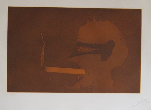 Joan PONÇ - 版画 - GRAVURE 1975 SIGNÉE AU CRAYON ANNOTÉE HC HANDSIGNED ETCHING