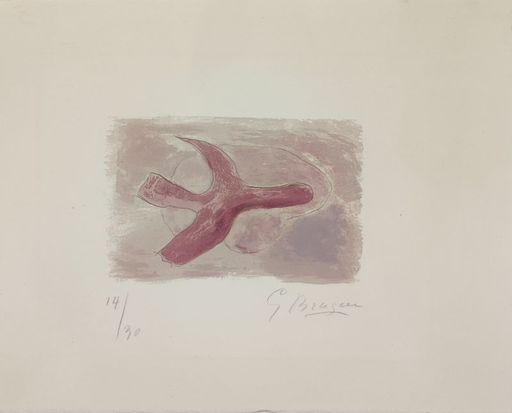 Georges BRAQUE - Print-Multiple - L'oiseau mauve 
