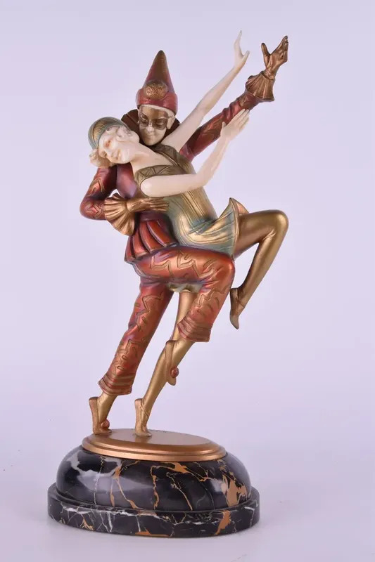 Opposite.Columbine and Harlequin by Otto POERTZEL buy art online