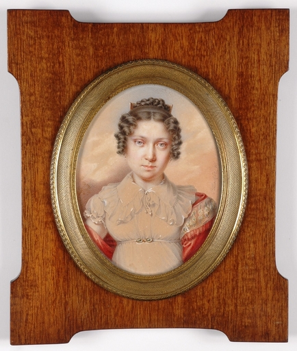 Leopold PÖHACKER - Miniatura - "Elisabeth Schlechter", 1809, Miniature