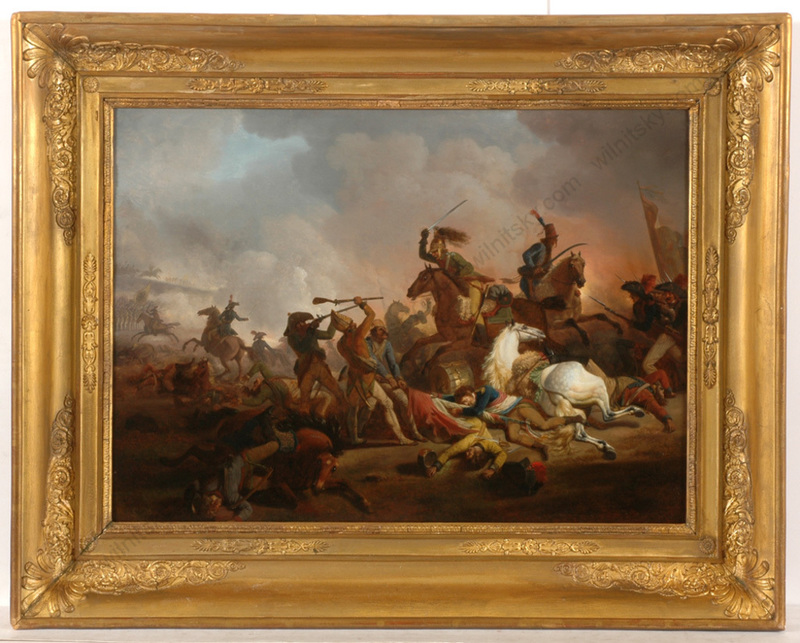 Jacques François Joseph SWEBACH - Painting - "Russians capture French banner at Trebbia"
