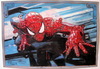 Peter SENGL - Drawing-Watercolor - Spiderman aus Schneidebogen
