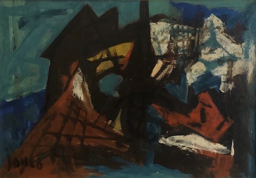 Marcel JANCO - Gemälde - Untitled Abstract
