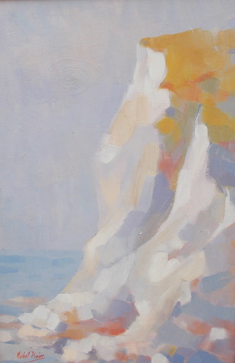Michel PINIER - Gemälde - Les falaises