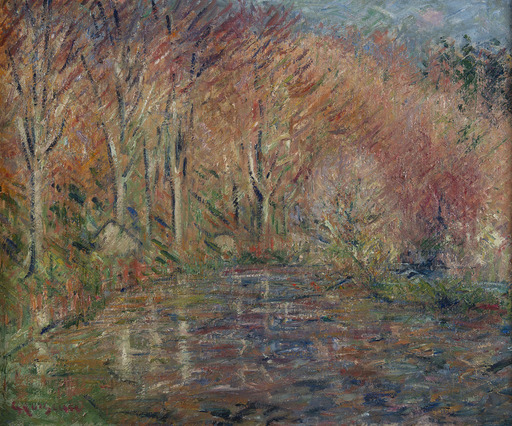 Gustave LOISEAU - Painting - Rivière en Bretagne