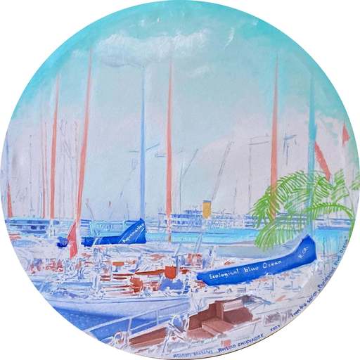 Rusiko CHIKVAIDZE - Gemälde - Ecological Blue Ocean