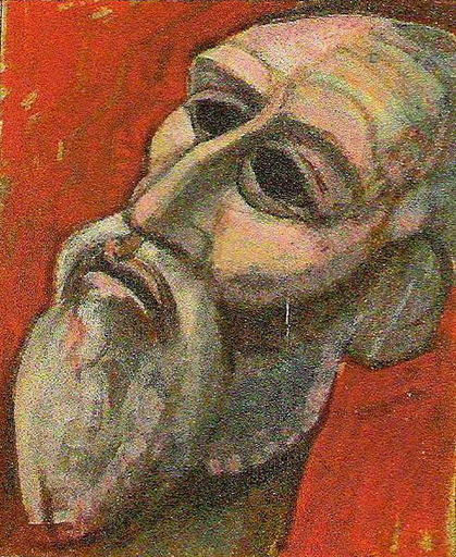 José Maria DE LABRA - Gemälde - profeta