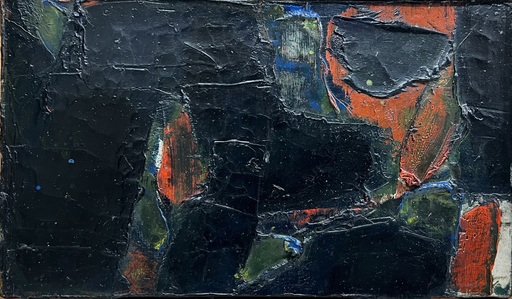 Olivier DEBRÉ - Painting - "Noir du jardin"