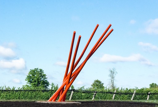Shayne DARK - Skulptur Volumen - Tilted Orange