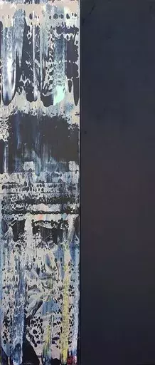 Pascale MORELOT-PALU - Gemälde - Peau de mur en deuil