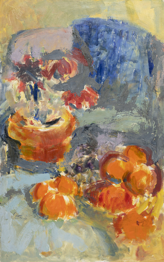 Dorothy Elsie KNOWLES - Painting - Tulips and Oranges
