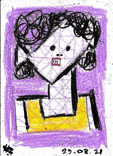 Harry BARTLETT FENNEY - Drawing-Watercolor - kid 1 (29 08 21)