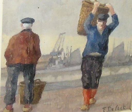 Frans DE COCK - Pintura - marine