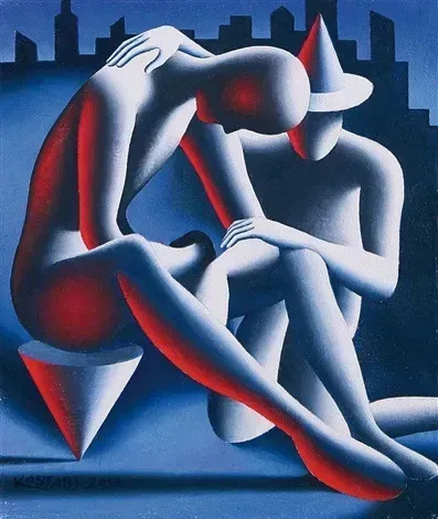 Mark KOSTABI - Painting - BEYOND THE INFINITE